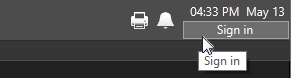 Logon button